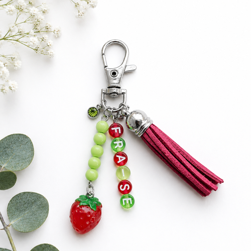 Porte clé "fraise"