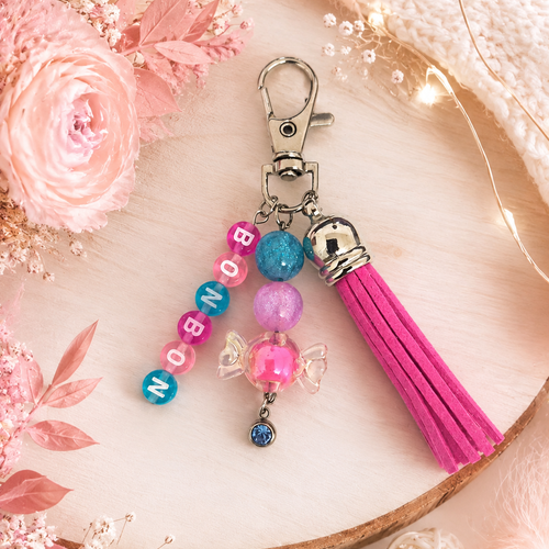 Porte clé "bonbon pop"
