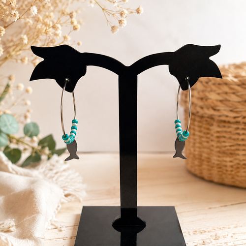 Boucle d'oreille "poisson"