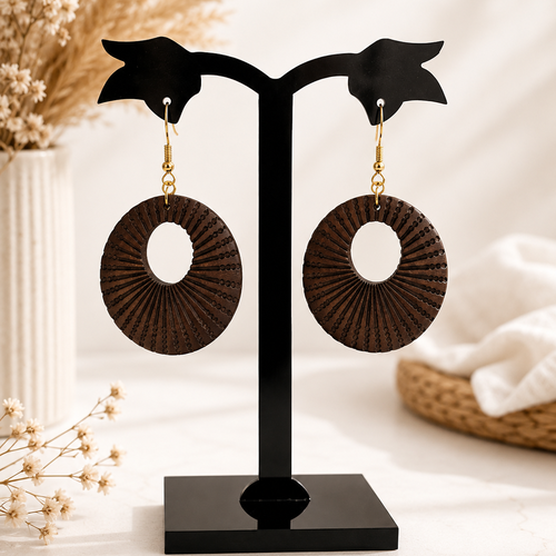 Boucle d'oreille "moka"