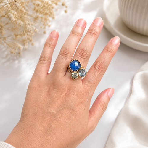 Bague cristaux swarovski "élina"