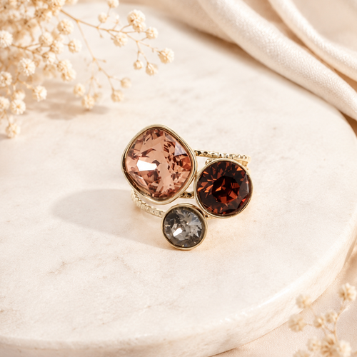 Bague cristaux swarovski "aveline"