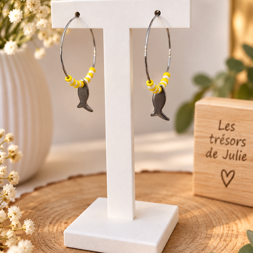 Boucle d'oreille "poisson"
