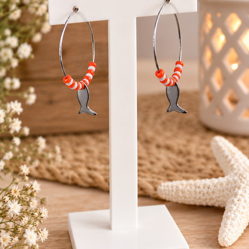 Boucle d'oreille "poisson"