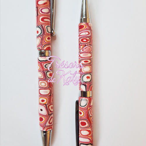 Coffret duo stylo bille et criterium décoré pour ecrire et dessiner au quotidien