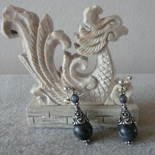 Boucles d'oreilles labradorite "frida"