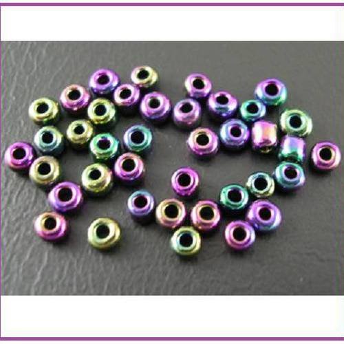 10 g Opaque-Givré Jet Black Toho perles de rocaille 8//0-49F