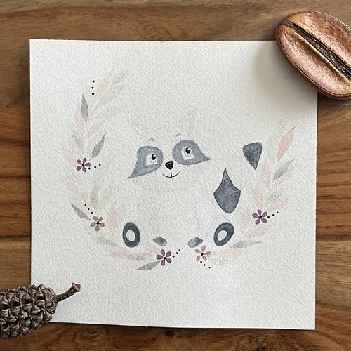 Aquarelle illustration enfant