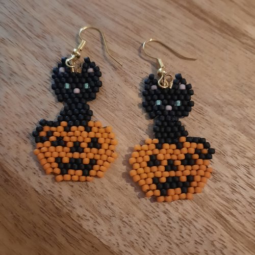 Boucles d oreilles halloween