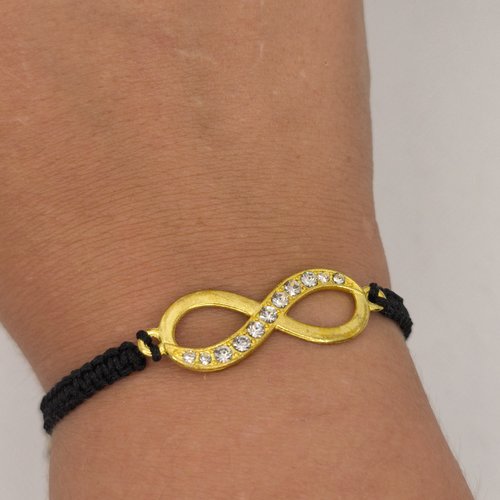 Bracelet macramé infini