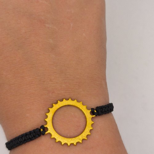 Bracelet macramé soleil