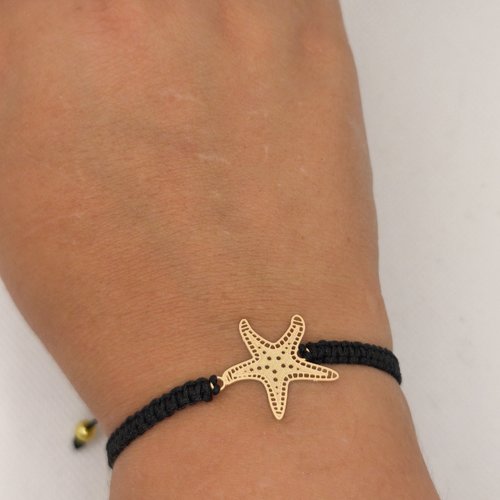 Bracelet macramé étoile de mer