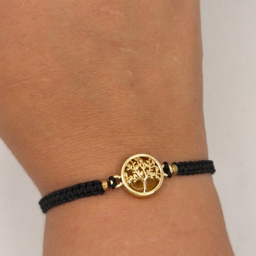 Bracelet macramé arbre de vie
