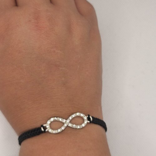 Bracelet macramé infini