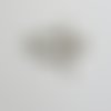 Fermoir toggle argent 925 ovale 28 mm