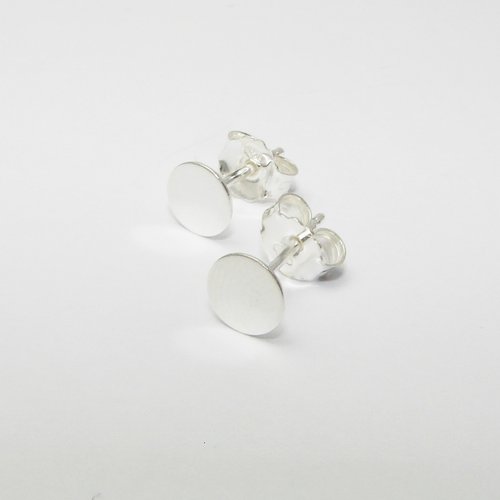 Clous d’oreilles plateau 6 mm