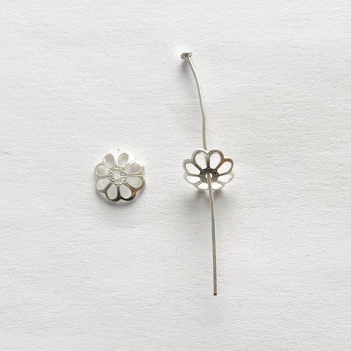 Coupelles fleurs ajourées – 8,5 mm