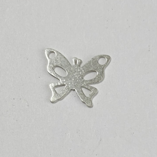 Connecteur papillon ajouré en argent 925 – format 10 mm, trou 1,1 mm