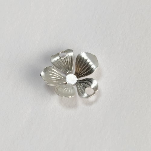 Connecteur fleur ajourée en argent 925 – ø 11 mm
