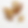 Lot de 10 perles ovales en agate naturelle – 14 mm