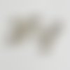 Perle intercalaire striée en argent 925 – rondelle 3 mm