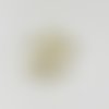 Lot de 10 perles de culture – forme ovale irrégulière – perçage transversal – 7 mm
