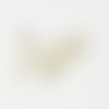 Lot de 10 perles de culture – forme ovale irrégulière – perçage transversal – 7 mm