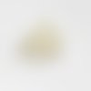 Lot de 8 perles de culture ovales arrondies – 7,5 x 9 mm – trou transversal
