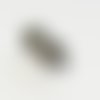 Perle argent 925 cylindrique – cylindre mosaïca ajouré