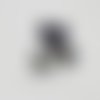Lot de 5 perles de culture noires ovales 8 mm – reflets irisés