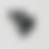 Lot de 10 perles de culture noires – forme olive – 6 mm**