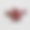 Lot de 10 perles en rhodonite rose facettée disco – 4 mm