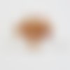 Lot de 10 perles – agate naturelle cube orangé 4 mm - 3