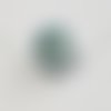 Perle en aigue-marine laiteuse 21 mm – trou 0,6 mm – 5,3 g