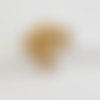 Lot de 4 perles rondes en aventurine orange naturelle, 6 mm, trou 0,8 mm