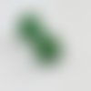 Lot de 2 perles en aventurine verte naturelle – 16 mm – trou 1 mm