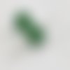 Lot de 2 perles en aventurine verte 14 mm – trou 1 mm