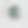 Perle en aigue-marine laiteuse 16 mm – pièce unique