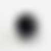 Perle onyx 20 mm - agate noire