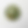 Perle en jaspe océan clair orbiculaire disque 25 mm – pierre naturelle - n°7