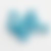 10 perles en turquoise naturelle – forme bouton 4×6 mm – trou 0,6 mm