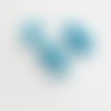 5 perles en turquoise naturelle aaa – forme tube 4×6 mm