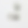 Lot de 2 fermoirs crochet en s en argent 925 – 18 mm