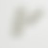 Lot de 5 anneaux doubles en argent 925 - 5 mm - apprêts solides pour créations de bijoux