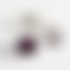 3 perles en fluorine cylindriques facettées 14x10 mm – trou 0,8 mm