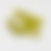 10 perles naturelles serpentine verte 12 mm