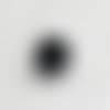 Perle onyx 18 mm de diamètre - agate noire