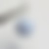 Perle en calcédoine bleue naturelle 20 mm - n°4