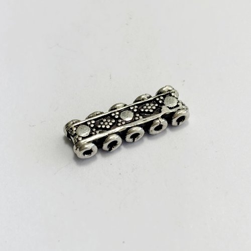 Séparateur cinq rangs en argent 925 vieilli pour bijoux multirangs