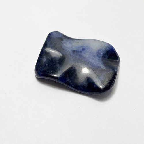 Perle rectangulaire en sodalite - 39 x 29 mm - n°4